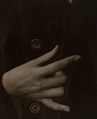 Georgia O&rsquo;Keeffe&mdash;Hand (1918) by <a href="https://www.rawpixel.com/search/Alfred%20Stieglitz?sort=curated&amp;page=1&amp;topic_group=_my_topics">Alfred Stieglitz</a>. Original from The Art Institute of Chicago. Digitally enhanced by rawpixel.