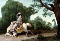 The Farmer's Wife and the Raven (1786) painting in high resolution by George Stubbs. Original from The Yale University Art Gallery. Digitally enhanced by rawpixel.