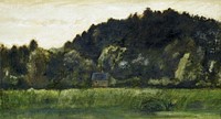 Landscape - Study painting in high resolution by Sir Edward Burne&ndash;Jones. Original from Birmingham Museum and Art Gallery. Digitally enhanced by rawpixel.
