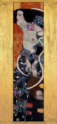 Gustav Klimt's Judith II (1909) famous painting. Original from Wikimedia Commons. Digitally enhanced by rawpixel.