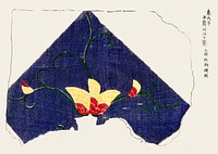 Japanese vintage original woodblock print from Yatsuo no tsubaki (1860-1869) by <a href="https://www.rawpixel.com/search/Taguchi%20Tomoki?sort=curated&amp;page=1">Taguchi Tomoki</a>. Digitally enhanced from our own antique woodblock print. 