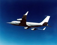 Winglet flight research carried out on a KC-135 during 1979 and 1980 by Dryden Flight Research Center. Original from NASA . Digitally enhanced by rawpixel.