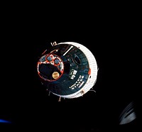 Gemini VI Mission Image - Rendezvous with Gemini VII. Original from NASA. Digitally enhanced by rawpixel.