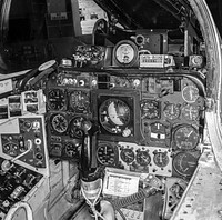 JF-100C #709 cockpit control panel, July 17, 1963. Original from NASA. Digitally enhanced by rawpixel.