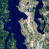 Images of the Earth&#39;s land surface and surrounding coastal regions. Original from NASA. Digitally enhanced by rawpixel.