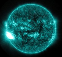 NASA's SDO Observes an X-class Solar Flare. Original from NASA. Digitally enhanced by rawpixel.