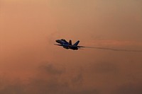 A pathfinder aircraft soars high through the air. Original from NASA. Digitally enhanced by rawpixel.