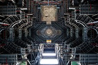 The view members of NASA&rsquo;s Engineering Management Board had in looking up the Vehicle Assembly Building&rsquo;s High Bay 3 at Kennedy Space Center in Florida. Original from NASA . Digitally enhanced by rawpixel.