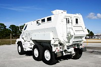 New emergency egress vehicle, called MRAP, vehicles arrived at Kennedy Space Center in Florida from the U.S. Army Red River Depot in Texarkana, Texas. Original from NASA. Digitally enhanced by rawpixel