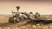 NASA&#39;s Mars 2020 rover artist&#39;s concept #6. Nov 17th, 2017. Original from NASA. Digitally enhanced by rawpixel.<br />