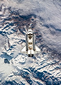 Atlantis on Approach to ISS during the STS-132 Mission, 16 May 2010. Original from NASA . Digitally enhanced by rawpixel.