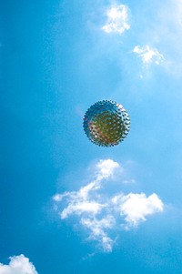 An upper-level weather balloon sails into the sky after release from the Cape Canaveral weather station in Florida. Original from NASA . Digitally enhanced by rawpixel.