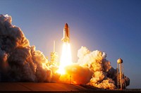 Discovery lifts off from Launch Pad 39A at NASA's Kennedy Space Center in Florida beginning its final flight, the STS-133 mission, to the International Space Station, Feb 24. Original from NASA . Digitally enhanced by rawpixel.