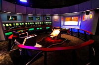 At NASA Kennedy Space Center's Visitor Complex, Star Trek memorabilia is being displayed. Original from NASA . Digitally enhanced by rawpixel.