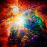 Image of a nebula taken using a NASA telescope -<br />Original from NASA. Digitally enhanced by rawpixel.