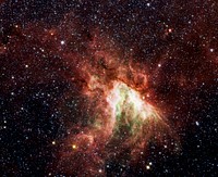 Image of a nebula taken using a NASA telescope - Original from NASA. Digitally enhanced by rawpixel.