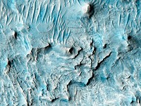 Ius Chasma is one of several canyons that make up Valles Marineris, the largest canyon system in the Solar System. Original from NASA . Digitally enhanced by rawpixel.