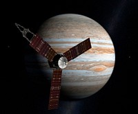 Juno Mission to Jupiter 2009 Artist Concept.<br />Original from NASA. Digitally enhanced by rawpixel.