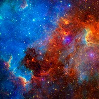 Image of a nebula taken using a NASA telescope - <br />Original from NASA. Digitally enhanced by rawpixel.<br />