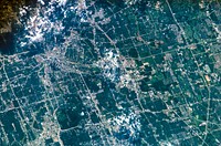 Earth observations of Houston taken by STS-115 crew member. Original from NASA. Digitally enhanced by rawpixel.