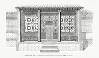 Vintage illustration of Example of the Predominance of Voids on the Full-House of Scholar in China