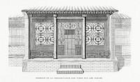 Example of the Predominance of Voids on the Full-House of Scholar in China (1862) from <a href="https://www.rawpixel.com/search/Gazette%20Des%20Beaux-Arts?sort=curated&amp;page=1">Gazette Des Beaux-Arts</a>, a French art review. Digitally enhanced from our own facsimile book. 