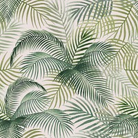 Tropical background with palm leaves illustration