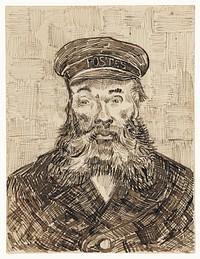 Portrait of Joseph Roulin (1888) by <a href="https://www.rawpixel.com/search/Vincent%20Van%20Gogh?sort=curated&amp;page=1">Vincent Van Gogh</a>. Original from the J. Paul Getty Museum. Digitally enhanced by rawpixel.