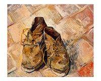 Shoes (1888) by Vincent Van Gogh.