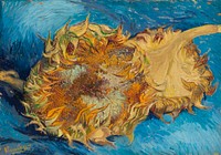 Sunflowers (1887) by <a href="https://www.rawpixel.com/search/Vincent%20Van%20Gogh?sort=curated&amp;page=1">Vincent Van Gogh</a>. Original from the MET Museum. Digitally enhanced by rawpixel.
