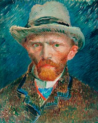 Self-portrait (1887) by Vincent Van Gogh. Original from The Rijksmuseum. Digitally enhanced by rawpixel.