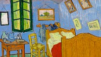 Van Gogh art wallpaper, desktop background, The Bedroom