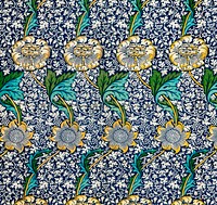 <a href="https://www.rawpixel.com/search/william%20morris?sort=curated&amp;page=1">William Morris</a>&#39;s (1834-1896) Kennet famous pattern. Original from The Cleveland Museum of Art. Digitally enhanced by rawpixel.