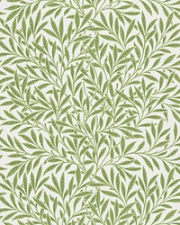 William Morris's vintage green willow leaves illustration, famous pattern psd, remix from the original artwork