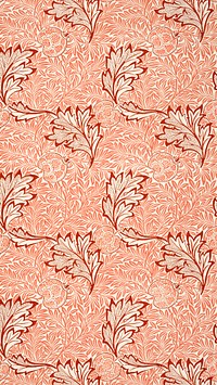 William Morris iPhone wallpaper. Remixed from public domain artwork.