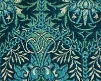 <a href="https://www.rawpixel.com/search/william%20morris?sort=curated&amp;page=1">William Morris</a>&#39;s Honeycomb pattern (1876) famous artwork. Original from The Smithsonian Institution. Digitally enhanced by rawpixel.
