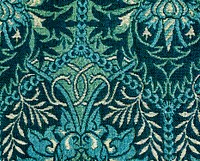 William Morris's Honeycomb pattern (1876) famous artwork. Original from The Smithsonian Institution. Digitally enhanced by rawpixel.