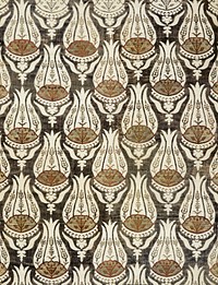 <a href="https://www.rawpixel.com/search/william%20morris?sort=curated&amp;page=1">William Morris</a>&#39;s (1834-1896) Furnishing fabric famous pattern. Original from The Birmingham Museum. Digitally enhanced by rawpixel.