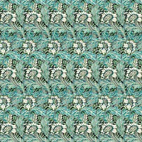 William Morris's vintage anemone flower pattern illustration, famous pattern wallpaper design, remix from the original artwork