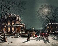 Christmas Eve by Joseph Hoover &amp; Sons Co. Original from The New York Public Library. Digitally enhanced by rawpixel.