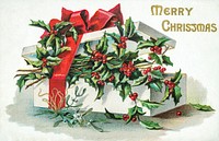 Vintage Christmas Card (1906) by H. I. Robbins Publisher. Original from The New York Public Library. Digitally enhanced by rawpixel.