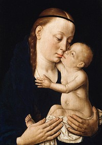 Virgin and Child (ca. 1455&ndash;60) by Dieric Bouts. Original from The MET Museum. Digitally enhanced by rawpixel.