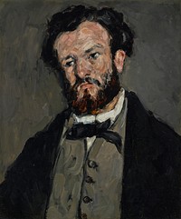 Portrait of Anthony Valabr&egrave;gue (ca. 1869&ndash;1871) by Paul C&eacute;zanne. Original from The Getty. Digitally enhanced by rawpixel.