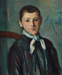 Louis Guillaume (ca. 1879&ndash;1890) by Paul C&eacute;zanne. Original from The National Gallery of Art. Digitally enhanced by rawpixel.