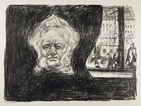 Henrik Ibsen at the Grand Café (1902) by Edvard Munch. Original from The Art Institute of Chicago. Digitally enhanced by rawpixel.