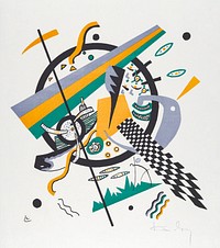 Kleine Welten IV (Small Worlds IV) (1922) print in high resolution by <a href="https://www.rawpixel.com/search/Wassily%20Kandinsky?sort=curated&amp;page=1&amp;topic_group=_my_topics">Wassily Kandinsky</a>. Original from The MET Museum. Digitally enhanced by rawpixel.