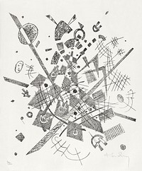 Kleine Welten IX (Small Worlds IX) (1922) print in high resolution by Wassily Kandinsky. Original from The MET Museum. Digitally enhanced by rawpixel.