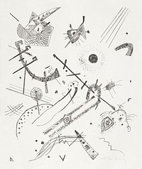 Kleine Welten (Small Worlds) (1922) print in high resolution by Wassily Kandinsky. Original from The MET Museum. Digitally enhanced by rawpixel.