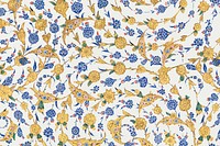 Ottoman decorative pattern vector luxury floral background, remixed from original artwork by Sultan S&uuml;leiman the Magnificent