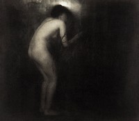 Erotic vintage naked woman, La Cigale by Edward Steichen (1879&ndash;1973). Original from The Getty. Digitally enhanced by rawpixel.